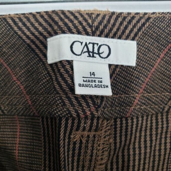 NEW Cato Women's 100% Cotton Size 14 Business Casual Pants - Picture 3 of 9